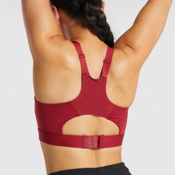 Gymshark Red Sports Bra - Picture 2 of 5
